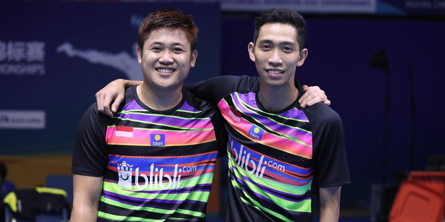 Hasil Chinese Taipei Open 2019 - Indonesia Kirim 3 Ganda Putra ke Babak Ke-2