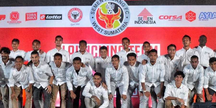 Semen Padang Umumkan Nama 27 Pemain untuk Liga 1 2019