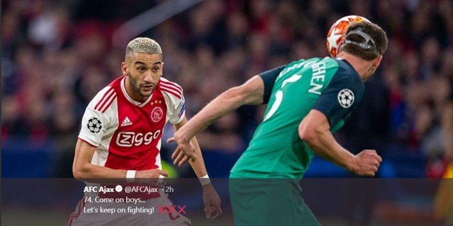 Habis Buka Puasa, Bintang Ajax Bikin Gol Indah ke Gawang Spurs