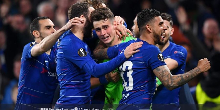 Hasil Liga Europa - Menang Adu Penalti, Chelsea Melaju ke Final