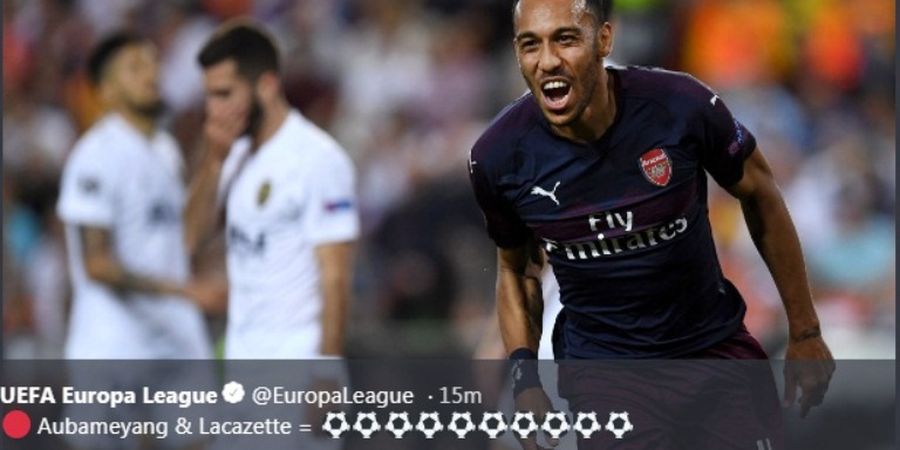 Gol Voli Aubameyang Jaga Asa Arsenal ke Final