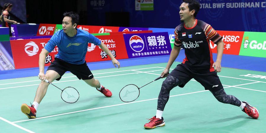 Hasil Indonesia Open 2019 - Menangi Duel Ketat, Ahsan/Hendra Melaju