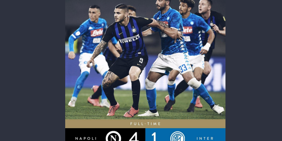 Hasil Lengkap Liga Italia - Inter Dibantai, Atalanta Naik ke Tiga