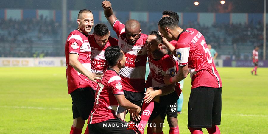 Madura United Vs PSS Sleman - Kedua Tim Sama Kuat pada Babak Pertama