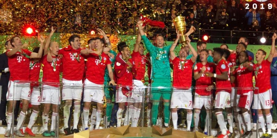 Hasil Final DFB Pokal - Muenchen Sukses Raih Trofi DFB Pokal ke-19