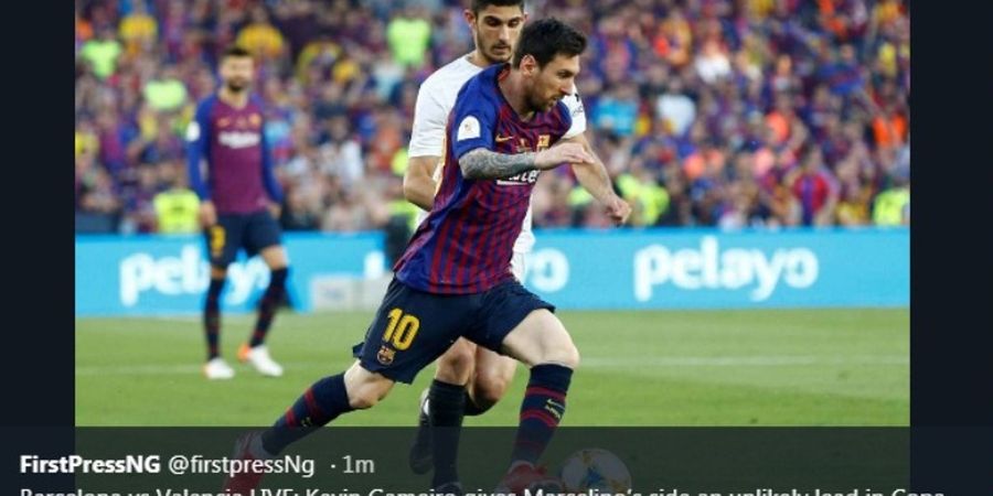 Kaki Pique Jadi Penyelamat, Barcelona Dihantam Valencia Dua Gol