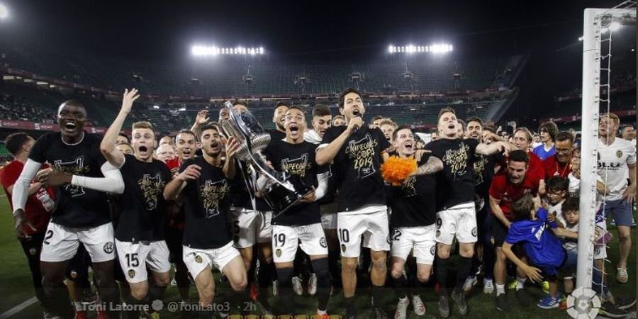 Kisah Bangkit Valencia, dari Zona Degradasi ke Liga Champions dan Juara Copa del Rey