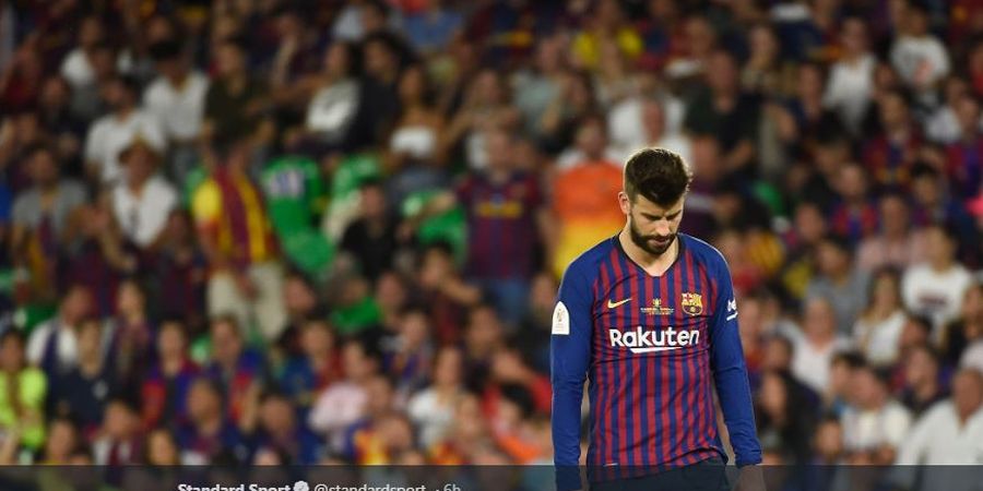 Gerard Pique Merasa Terpukul Barcelona Gagal Juarai Copa del Rey