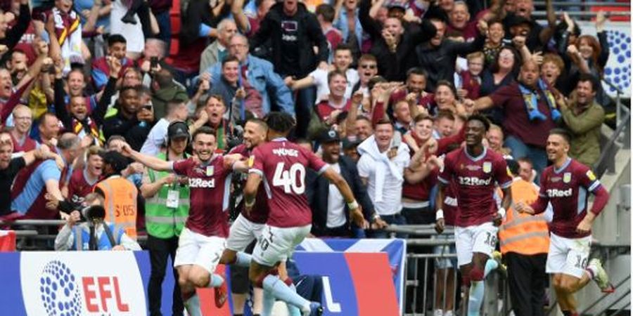 Sepatu Robek Antarkan Aston Villa Promosi ke Premier League