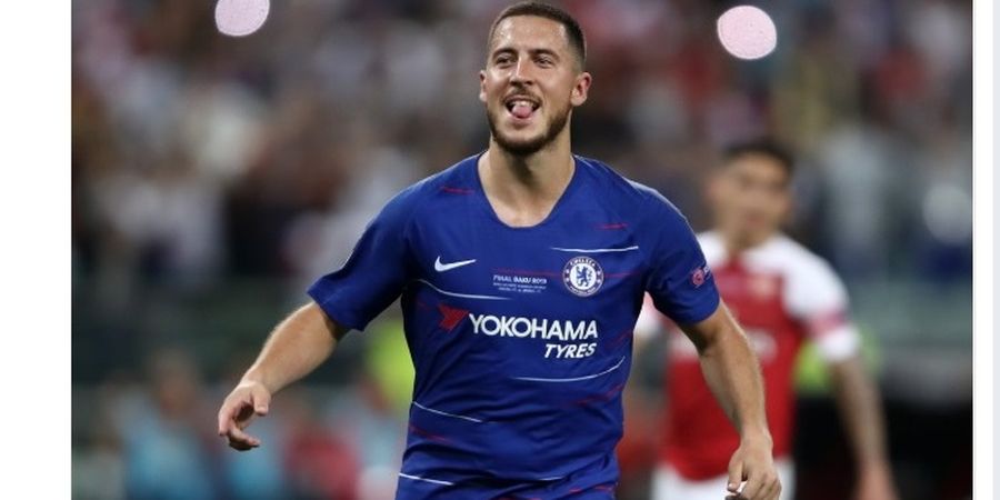 Hasil Liga Europa - Sundulan Telungkup dan 2 Gol Hazard Antarkan Chelsea Juara