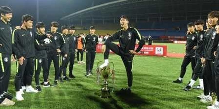 Gara-gara Injak Piala, Timnas U-18 Korea Selatan Batal Juara