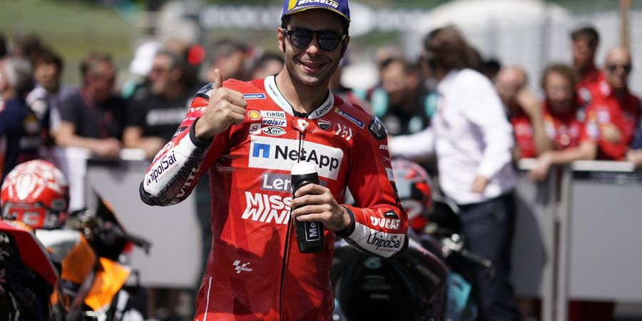 Hasil MotoGP Italia 2019 - Rossi Jatuh, Petrucci Raih Kemenangan Perdana
