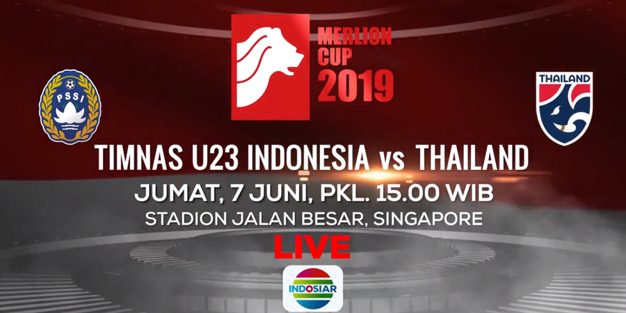 Merlion Cup 2019 - Timnas U-23 Indonesia Ditekuk Thailand