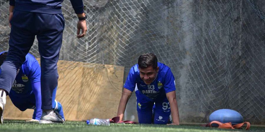 Satu Pemain Persib Cedera dalam Latihan Setelah Lebaran