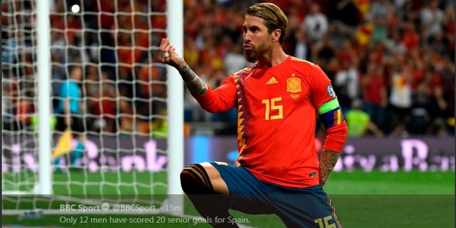 Babak I - Spanyol Cuma Satu Gol Lawan Tim Kurcaci, Sergio Ramos Cetak Rekor