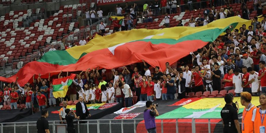 Timnas Myanmar Bangkit dan Sikat Timnas Singapura di Kandang Lawan