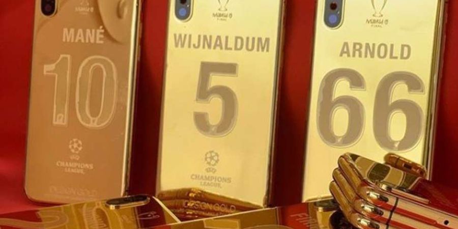 Juara UCL 2019, Pemain Liverpool Dapat Iphone Berlapis Emas 24 Karat