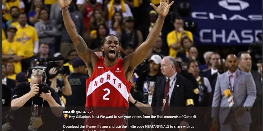 NBA Finals 2019 - Menang, Toronto Raptors Cetak Sejarah di NBA
