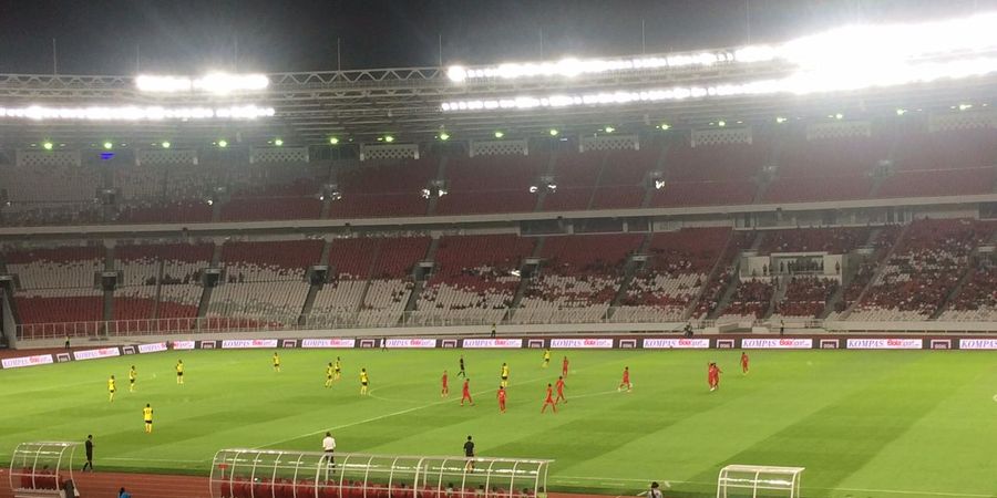 Laga Timnas Indonesia Vs Vanuatu Sepi Penonton                