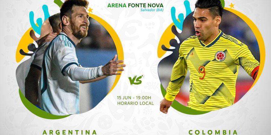 Aguero Terisolir dan Messi Buntu, Argentina vs Kolombia Masih 0-0