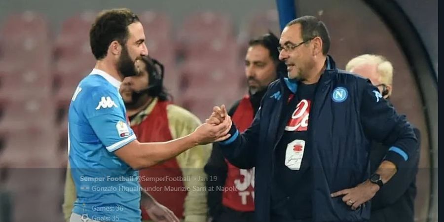 Juventus Bisa Menjadi Tempat Ketiga Reuni antara Sarri dan Higuain