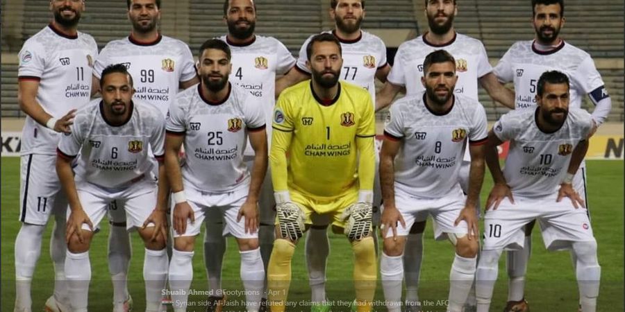 Piala AFC 2019, Penyerang Suriah Cetak Gol Super dari Tengah Lapangan