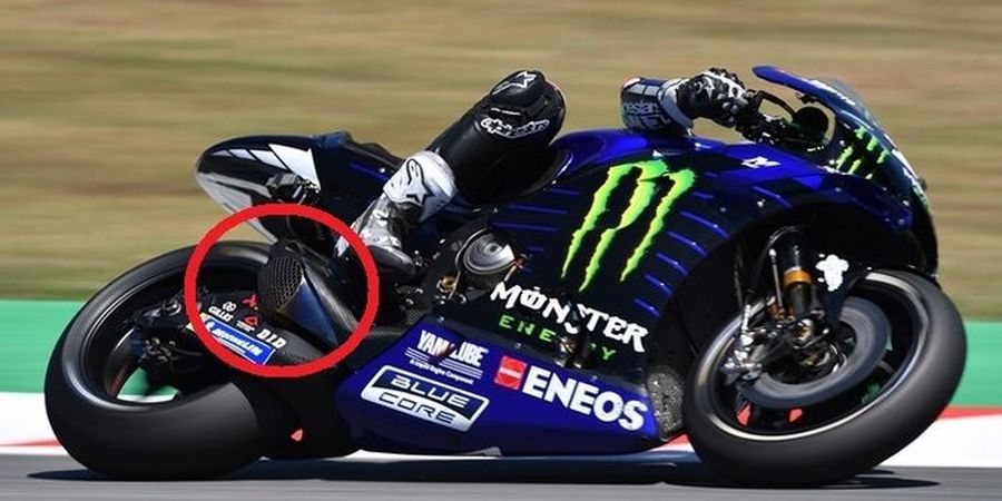 Knalpot Baru Yamaha M1 Serupa dengan Motor MotoGP Pesaing!