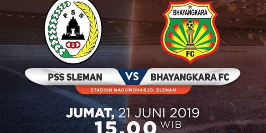 Link Live Streaming PSS Sleman Vs Bhayangkara FC, Tuan Rumah Siapkan Strategi Khusus