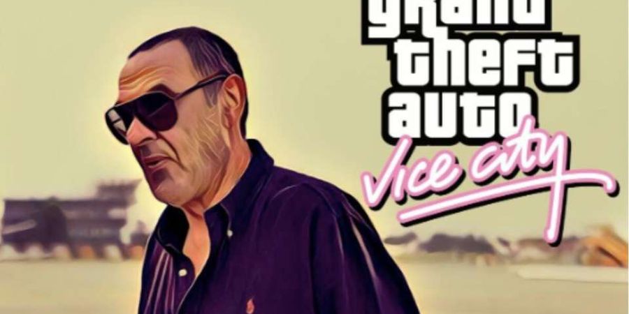 Ketika Gaya Maurizio Sarri Sama Seperti Tokoh Game GTA