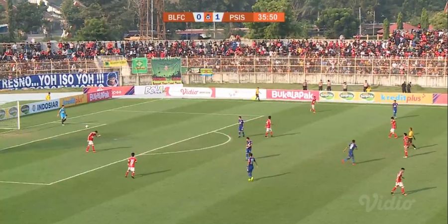 PSIS Semarang Ungguli Perseru Badak Lampung FC di Babak Pertama
