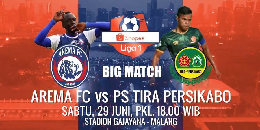 Link Streaming Arema FC Vs PS Tira Persikabo, Laga Pekan 6 Liga 1 2019
