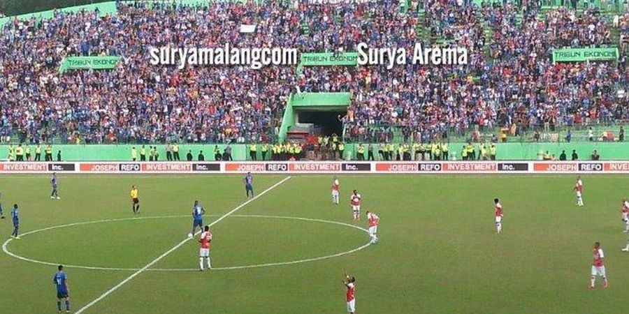 Arema FC Kontra Persipura, Tuan Rumah Unggul di Babak Pertama