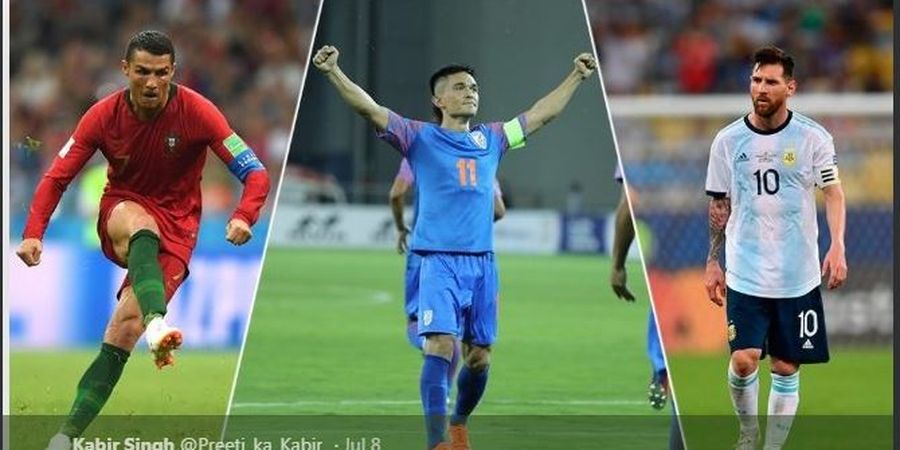 Sudah Lampaui Gol Lionel Messi, Kapten India Yakin Jadi Omongan hingga 10 Tahun Lagi