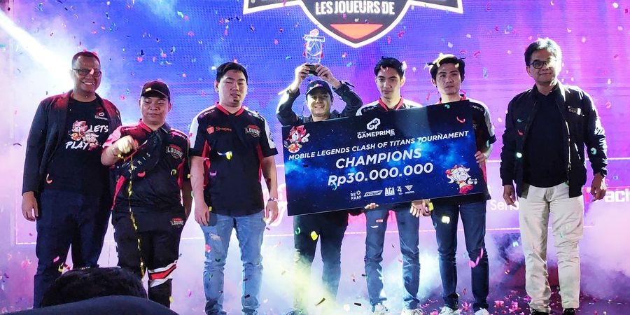 Louvre eSports Menjadi Juara Clash of Titans Bekraf Game Prime 2019