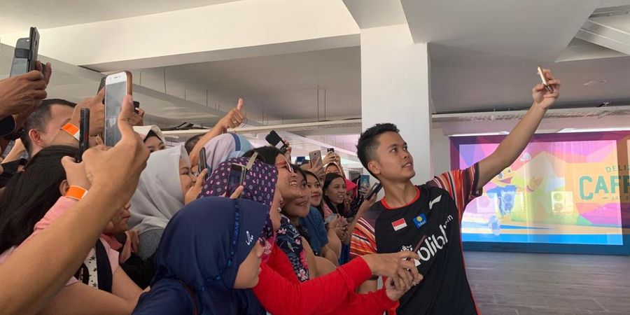 Teriakan Penonton Jadi Pemacu Anthony Ginting Tampil Bagus pada Indonesia Masters 2022