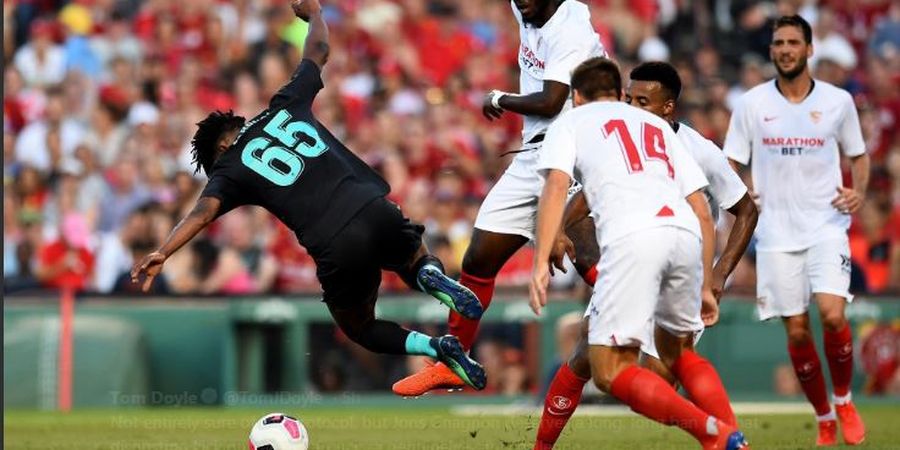 3 Pemain Liverpool Hampiri Bek Sevilla yang Tekel Yasser Larouci Pasca-Laga