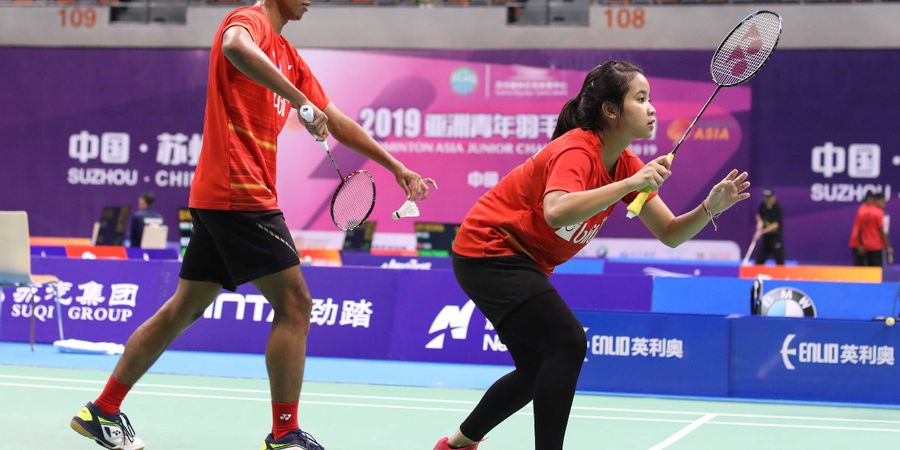 Kejuaraan Asia Junior 2019 - Ganda Campuran Indonesia Ogah Buang Kans