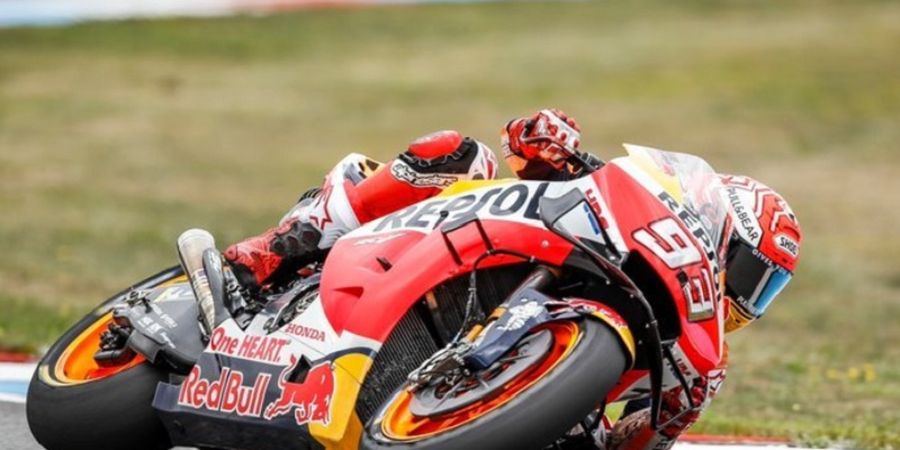 Hasil FP3 MotoGP Republik Ceska 2019 - Kondisi Tak Ideal, Marc Marquez Jadi yang Tercepat