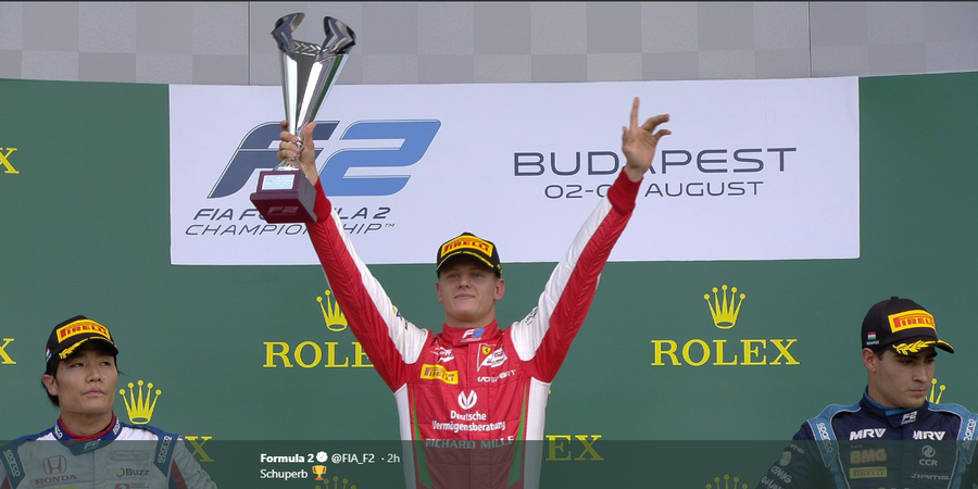 Anak Michael Schumacher Raih Gelar Juara F2 untuk Pertama Kalinya