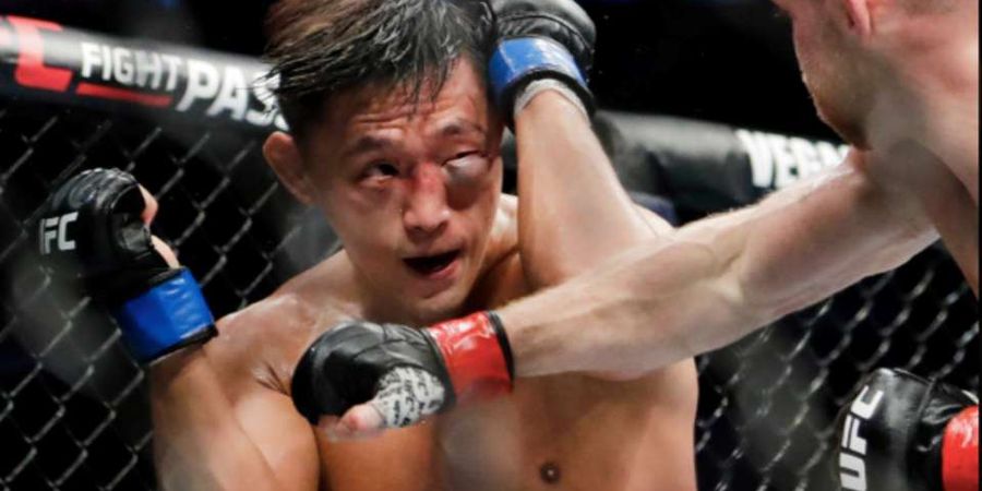 Mata Kiri Petarung UFC ini Bonyok, Laga Dihentikan!