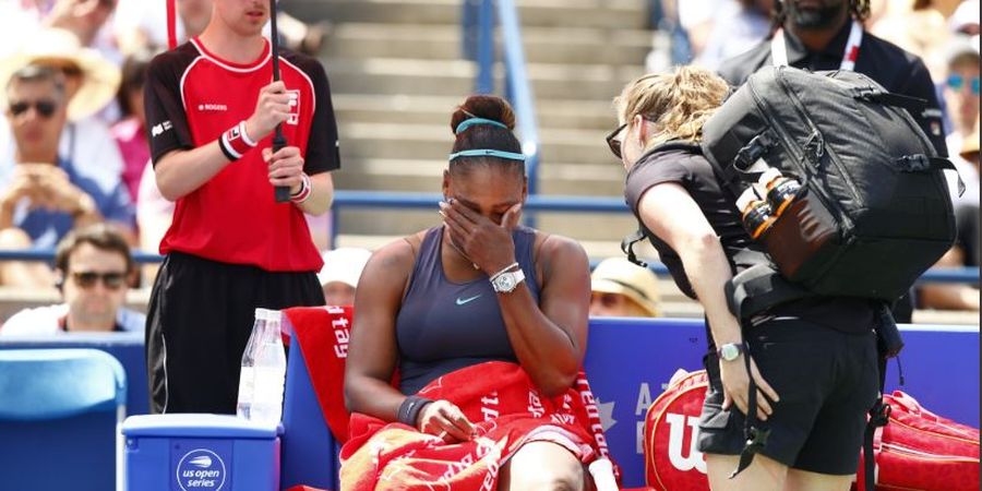 Tangisan Iringi Kekalahan Serena Williams di Final Rogers Cup 2019