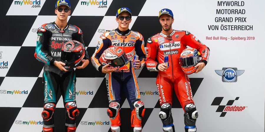 4 Fakta Menarik pada Balapan MotoGP Austria, Dovizioso Tikung Marquez hingga Bangkitnya Rossi