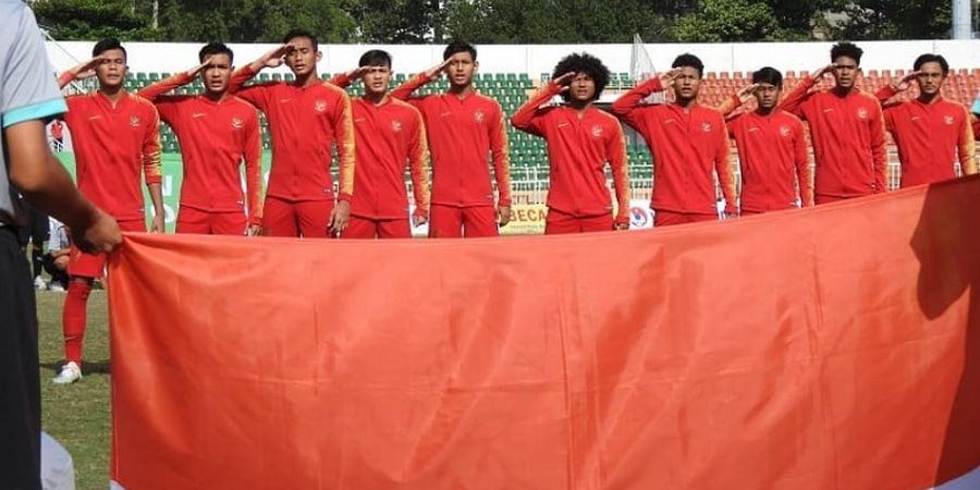 Timnas U-18 Indonesia Borong Gol ke Gawang Myanmar pada Babak Pertama Laga Piala AFF U-18 2019