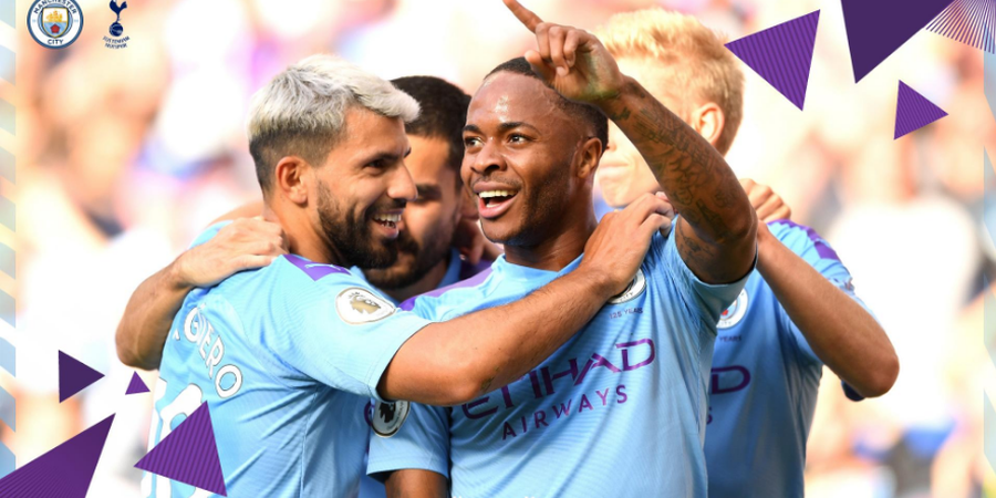 Susunan Pemain Bournemouth Vs Man City - Andalkan Sterling dan Aguero