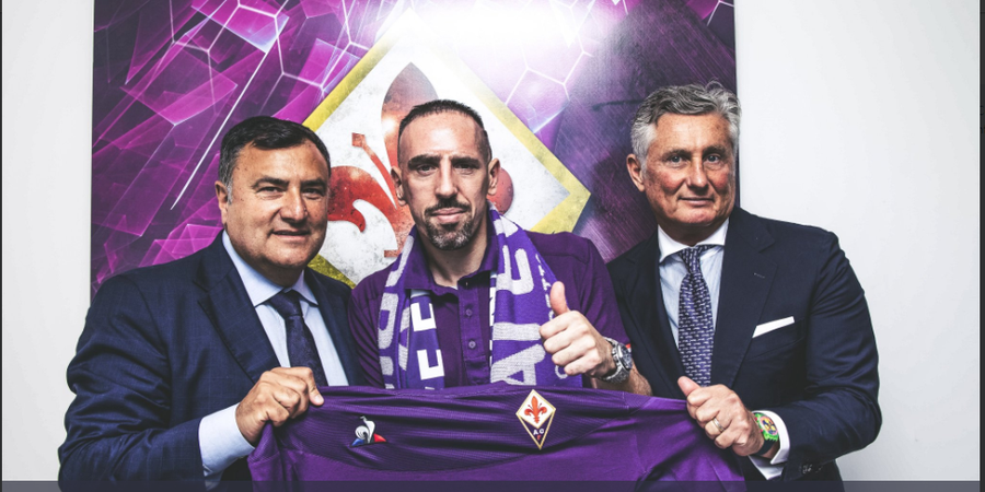 RESMI, Franck Ribery Bergabung ke Fiorentina