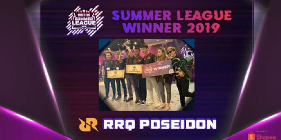 Kalahkan 11 Tim, RRQ Poseidon Juara Free Fire Summer League 2019