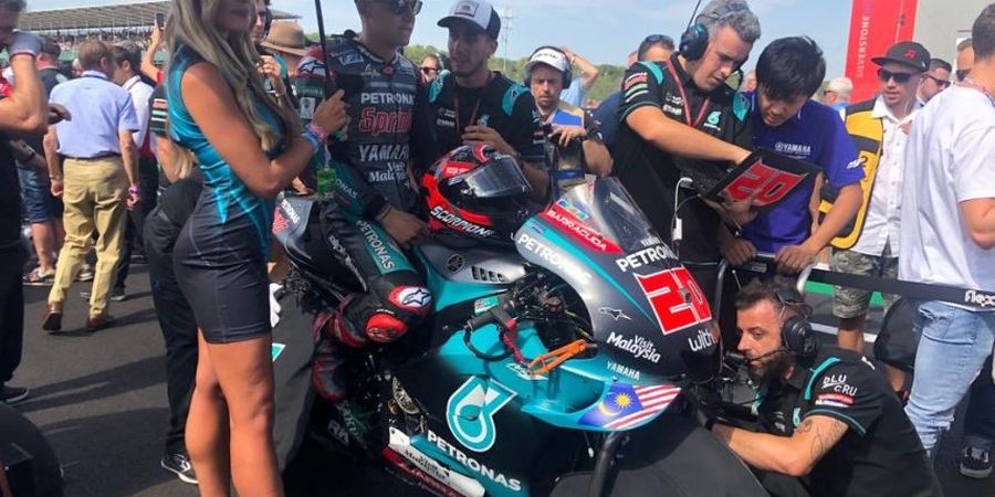 Fabio Quartararo Tak Tahu jika Andrea Dovizioso Juga Ikut Terjatuh