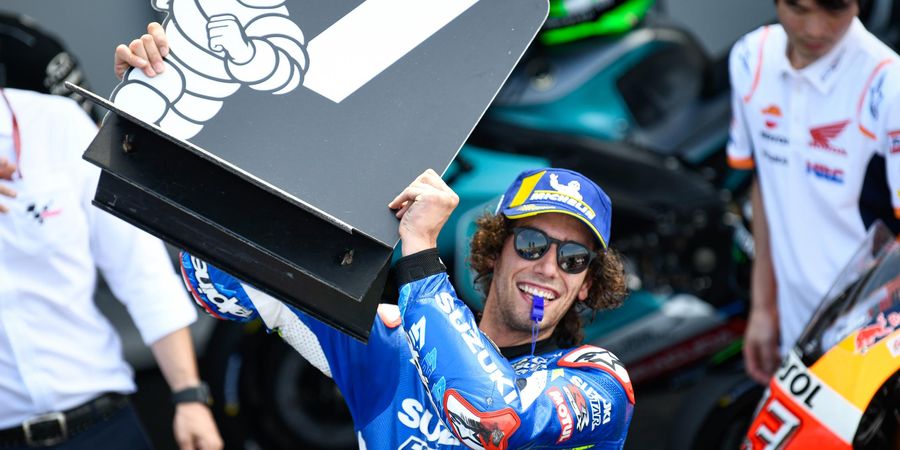 MotoGP Inggris 2019 - Alex Rins Puas Bisa Kalahkan Dua 'Legenda'