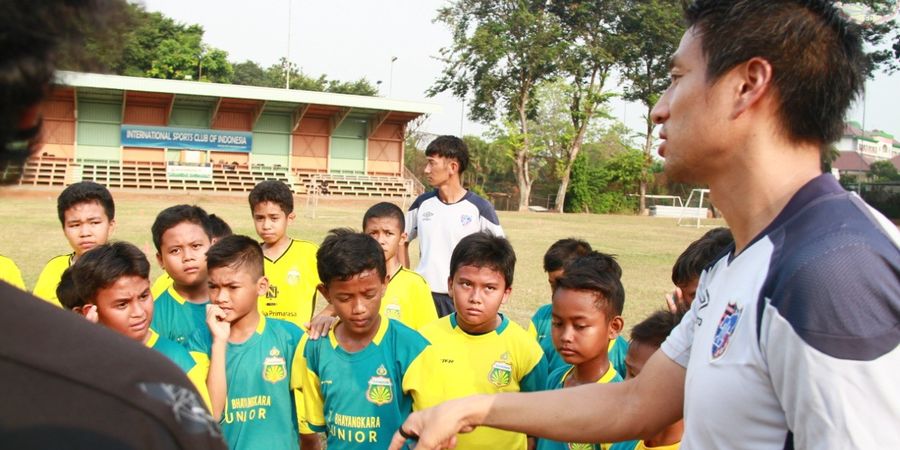 Klub Pengorbit Takefusa Kubo Gelar Coaching Clinic untuk Akademi Bhayangkara
