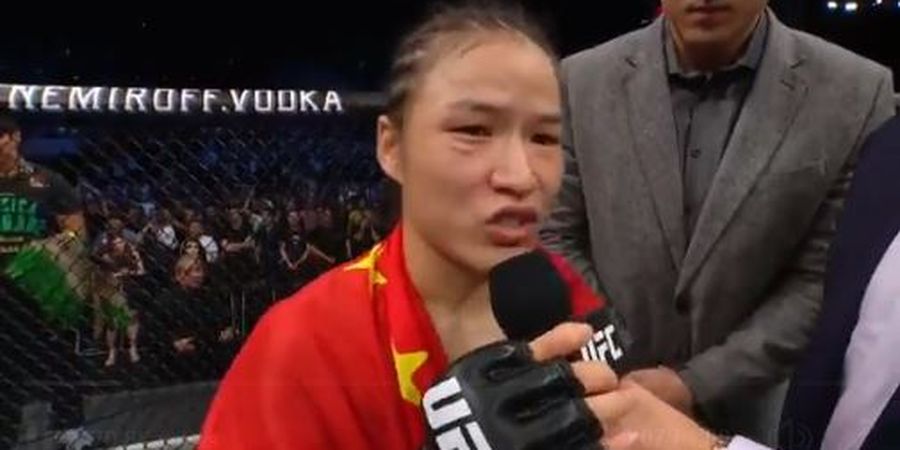 Hanya Butuh 42 Detik, Zhang Weili Jadi Juara UFC Pertama Asal China